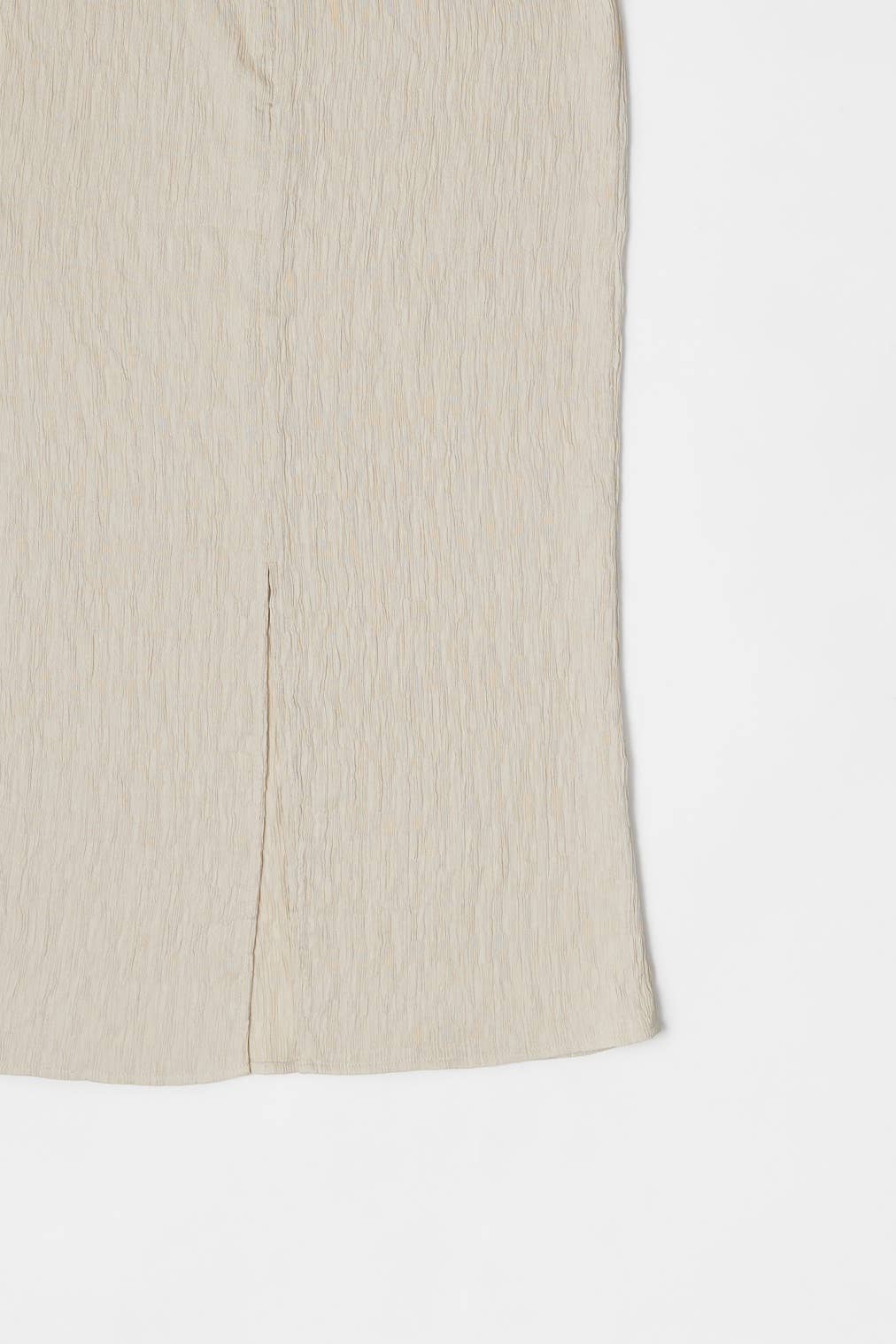 Miranda Skirt | Textured Midi Skirt with Back Slit