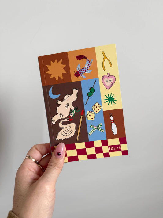 Blank Ideas Notebook | Mini A6 Journal