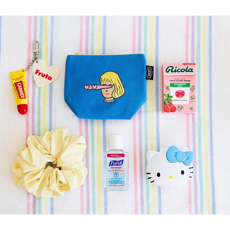 Boat Pouch Small | Embroidered Character Series