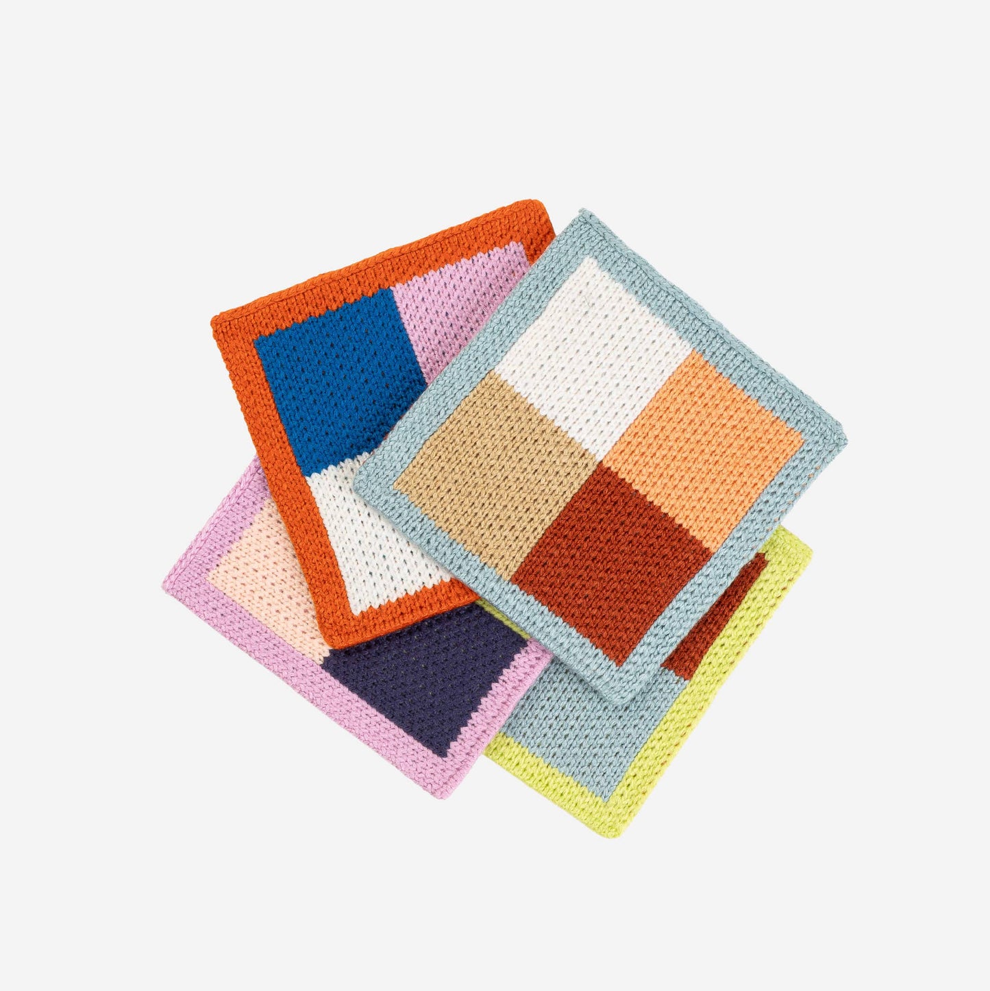 Color Patch Coaster Set | Various Colours