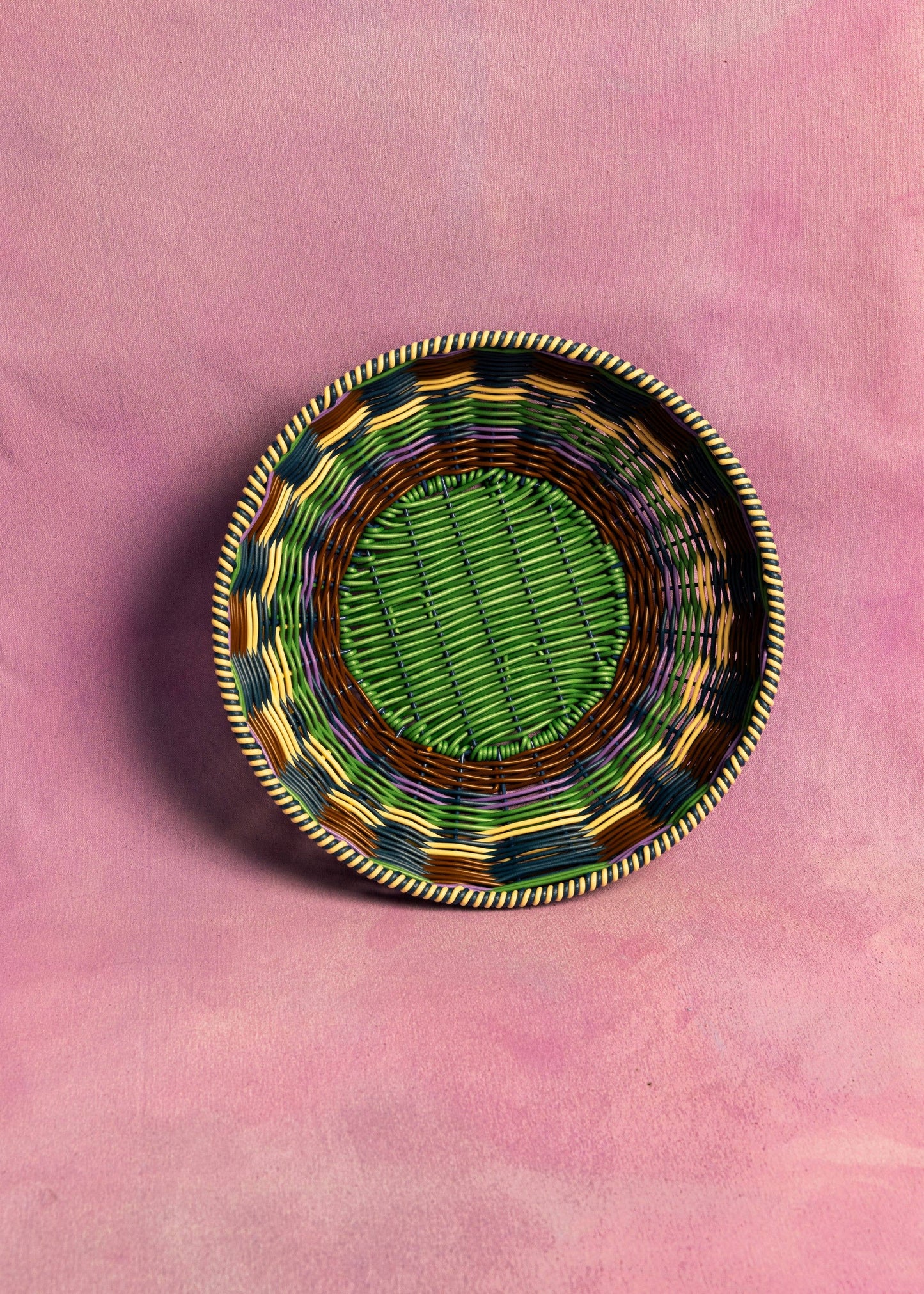 Woven Bowl | Brown/Green