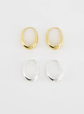 Teardrop Click Hoops | Various Colour