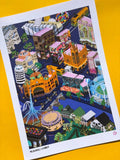Melbourne at Night | A4 Print