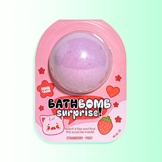 Bath Bomb Surprise! | Strawberry / Piggy