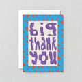 Thank You Border Embossed Greeting Card