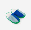 Colorblock Slide Slippers | Stone Blue Cobalt
