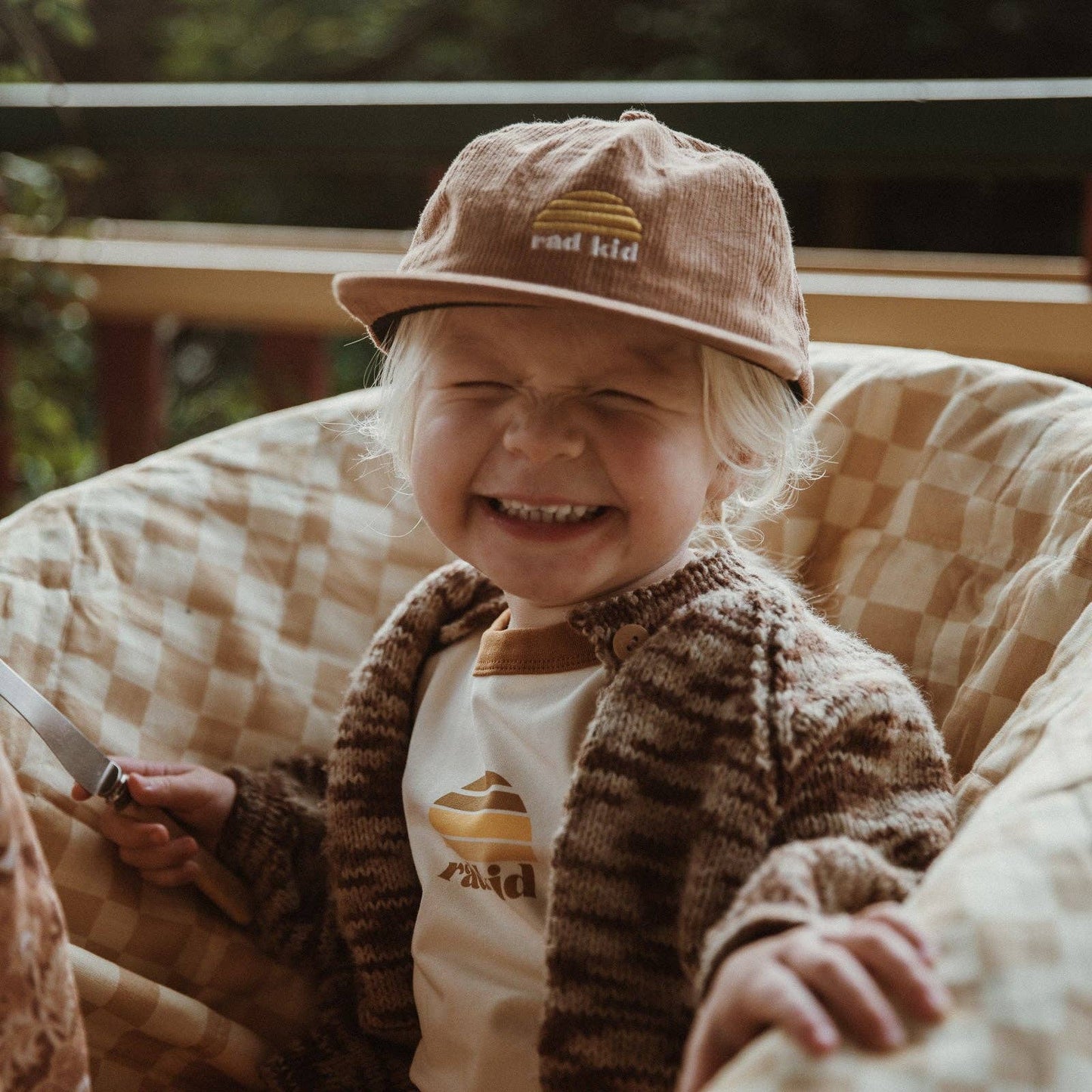 Rad Kid Cord Cap | Tan - Toddler