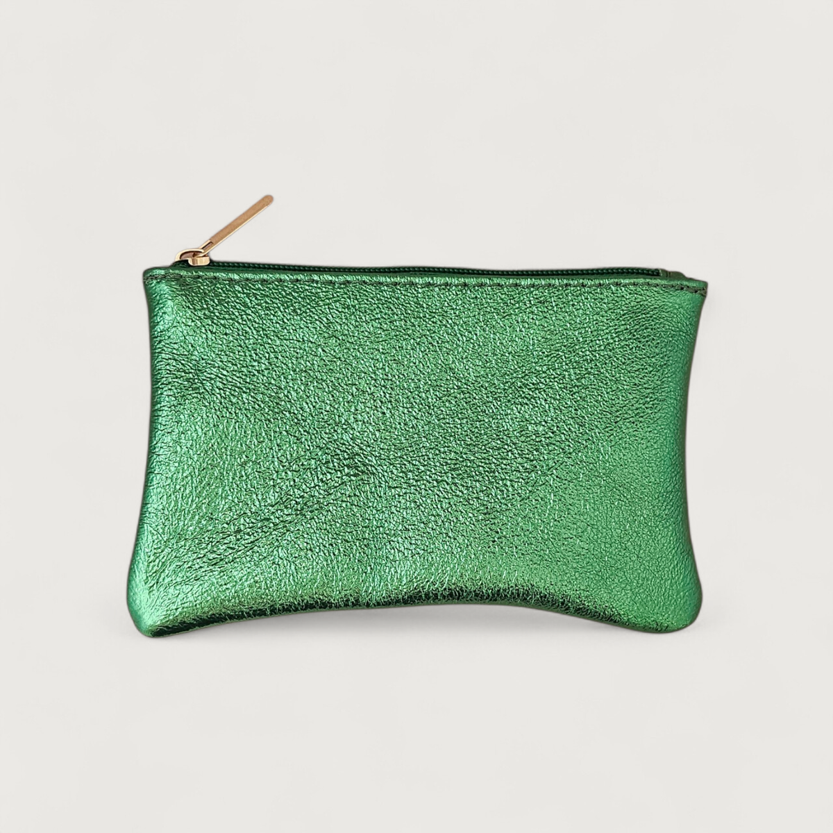 Metallic Leather Pouch | More Colours Available