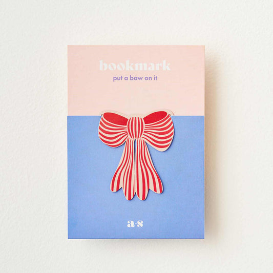 Red Bow | Steel Bookmark & Page Marker