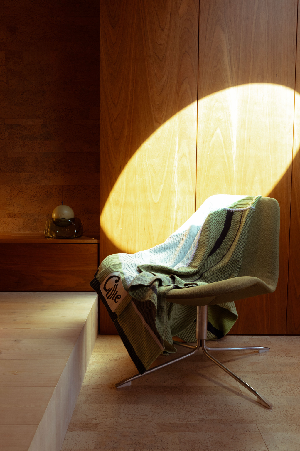 Knitted Patchwork Throw | Cabbage