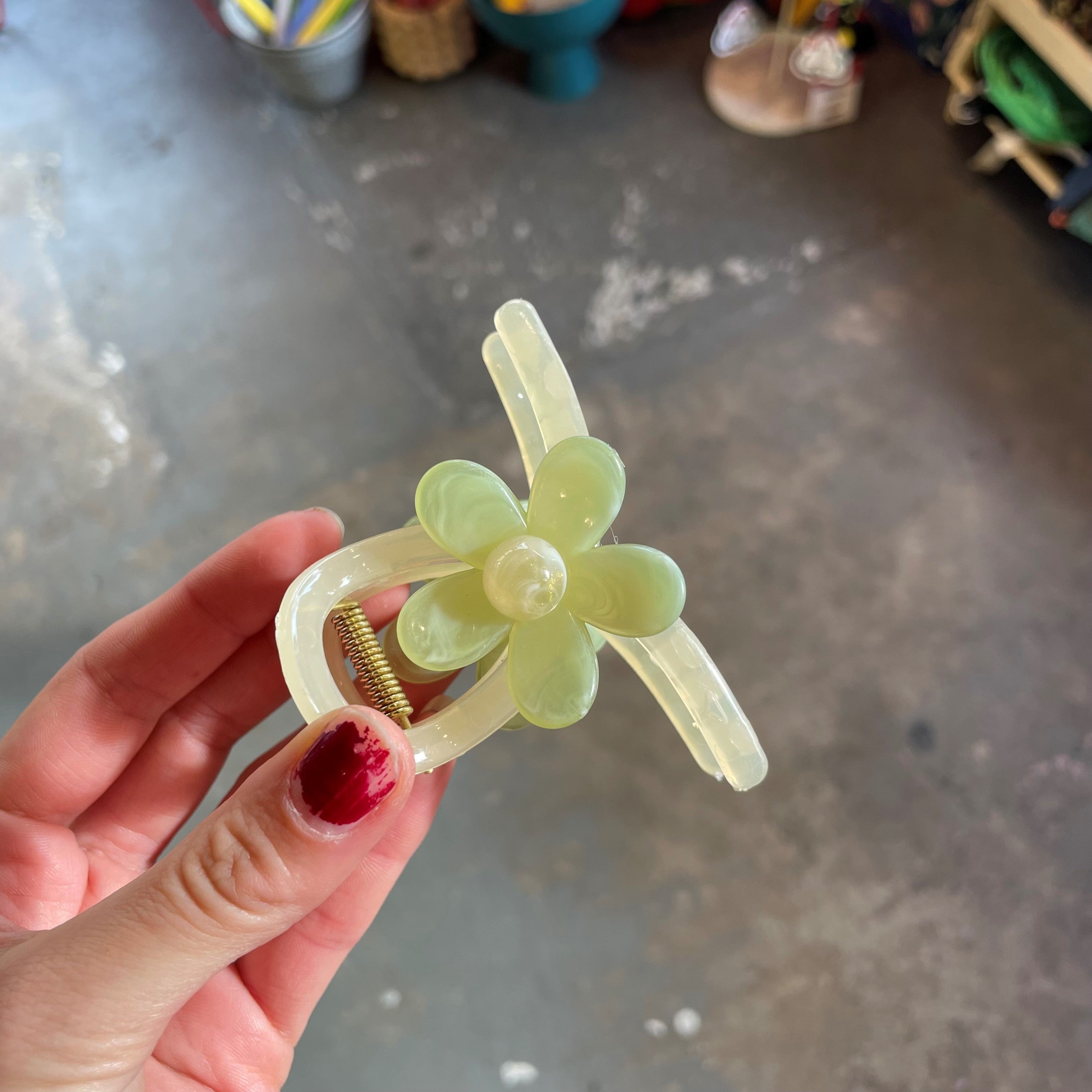 Flower Hair Claws