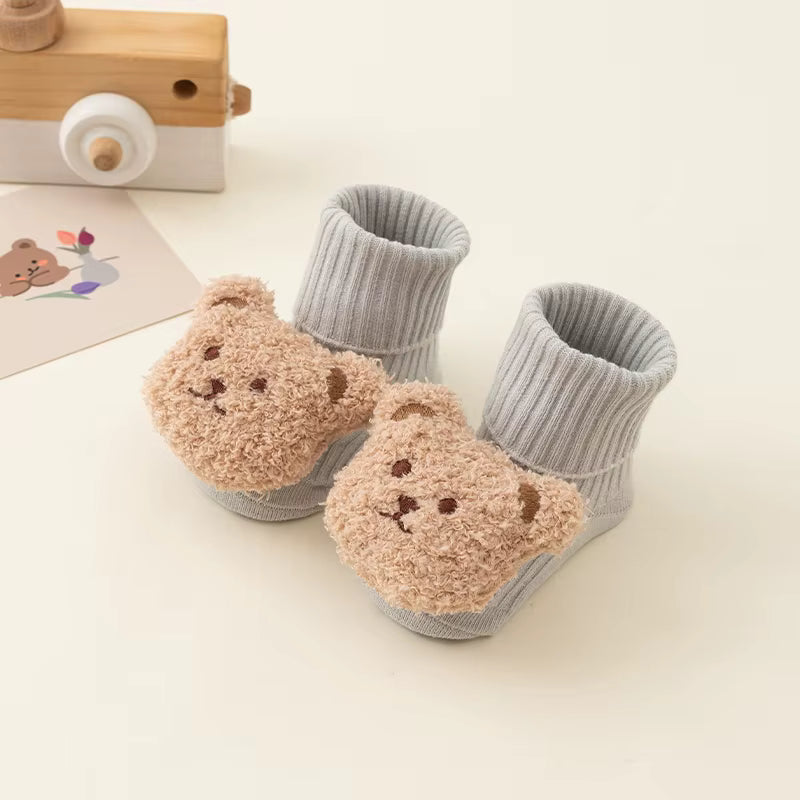 Teddy Bear Baby Socks | Various Colours