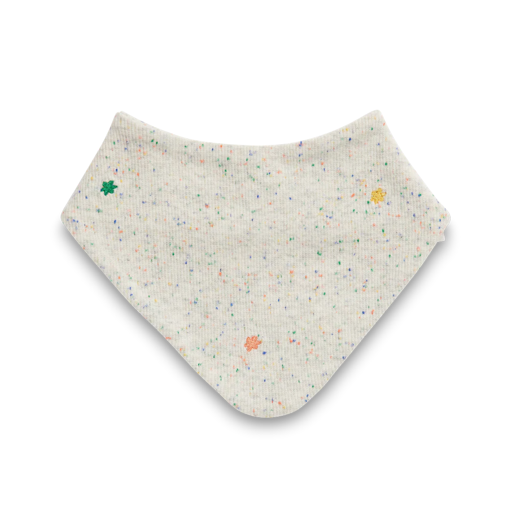 Silver Speckle | Organic Bib