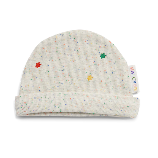 Silver Speckle | Organic Baby Hat