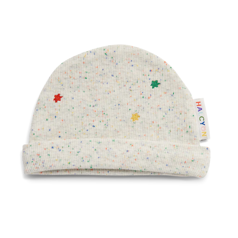Silver Speckle | Organic Baby Hat