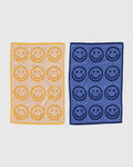Hand Towel Set of 2 | Happy Blue Marigold
