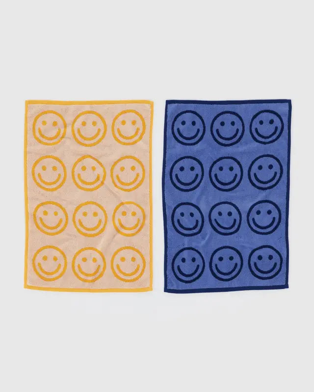 Hand Towel Set of 2 | Happy Blue Marigold