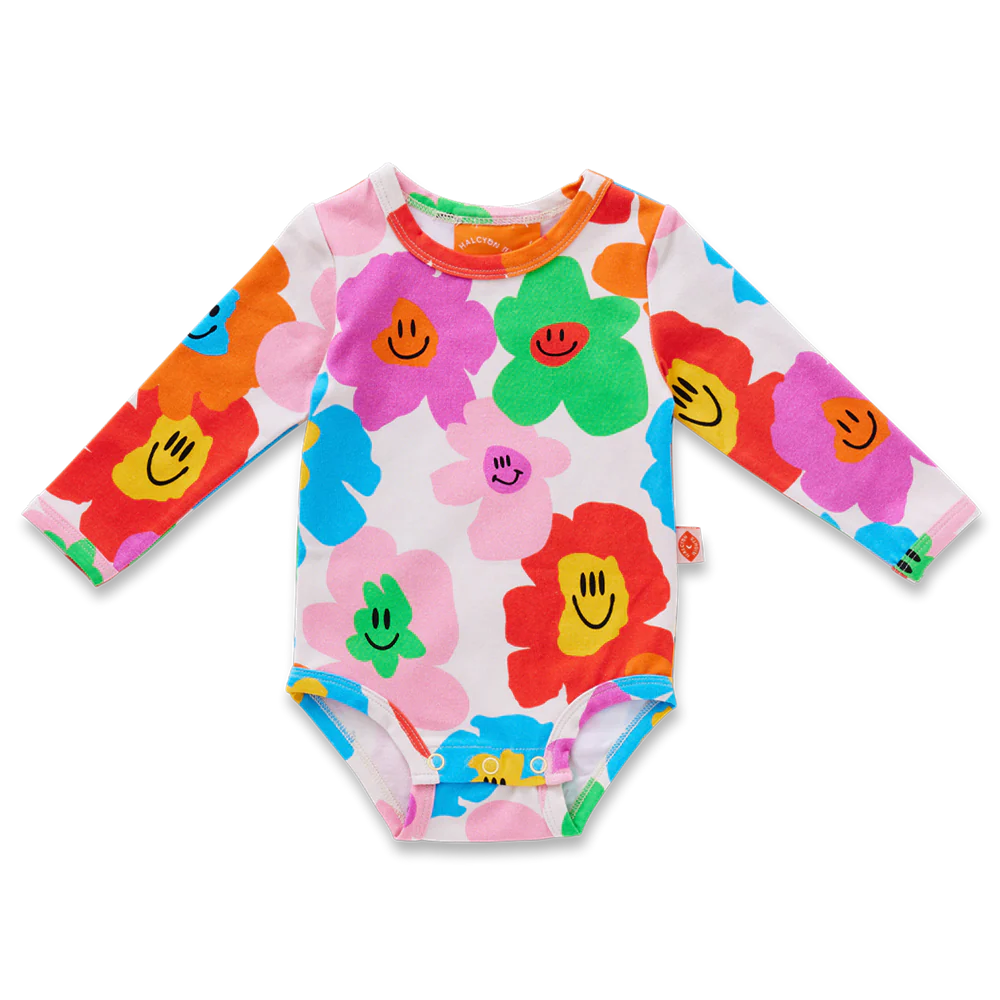 Hej Blomma! | Long Sleeve Bodysuit