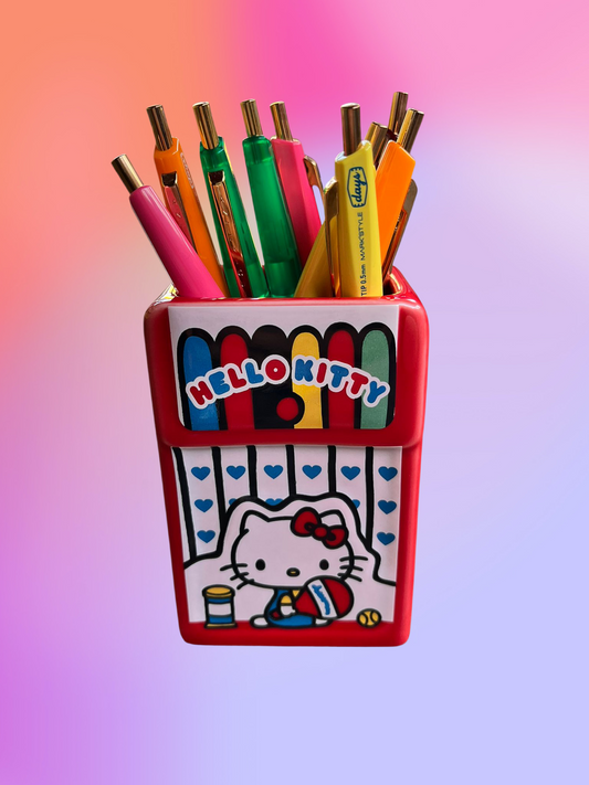 Porcelain Hello Kitty Pen Holder