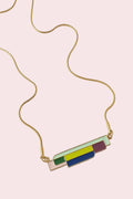 Leadlight Necklace | various colours
