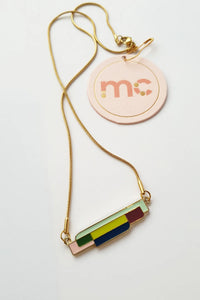 Leadlight Necklace | Honeydew