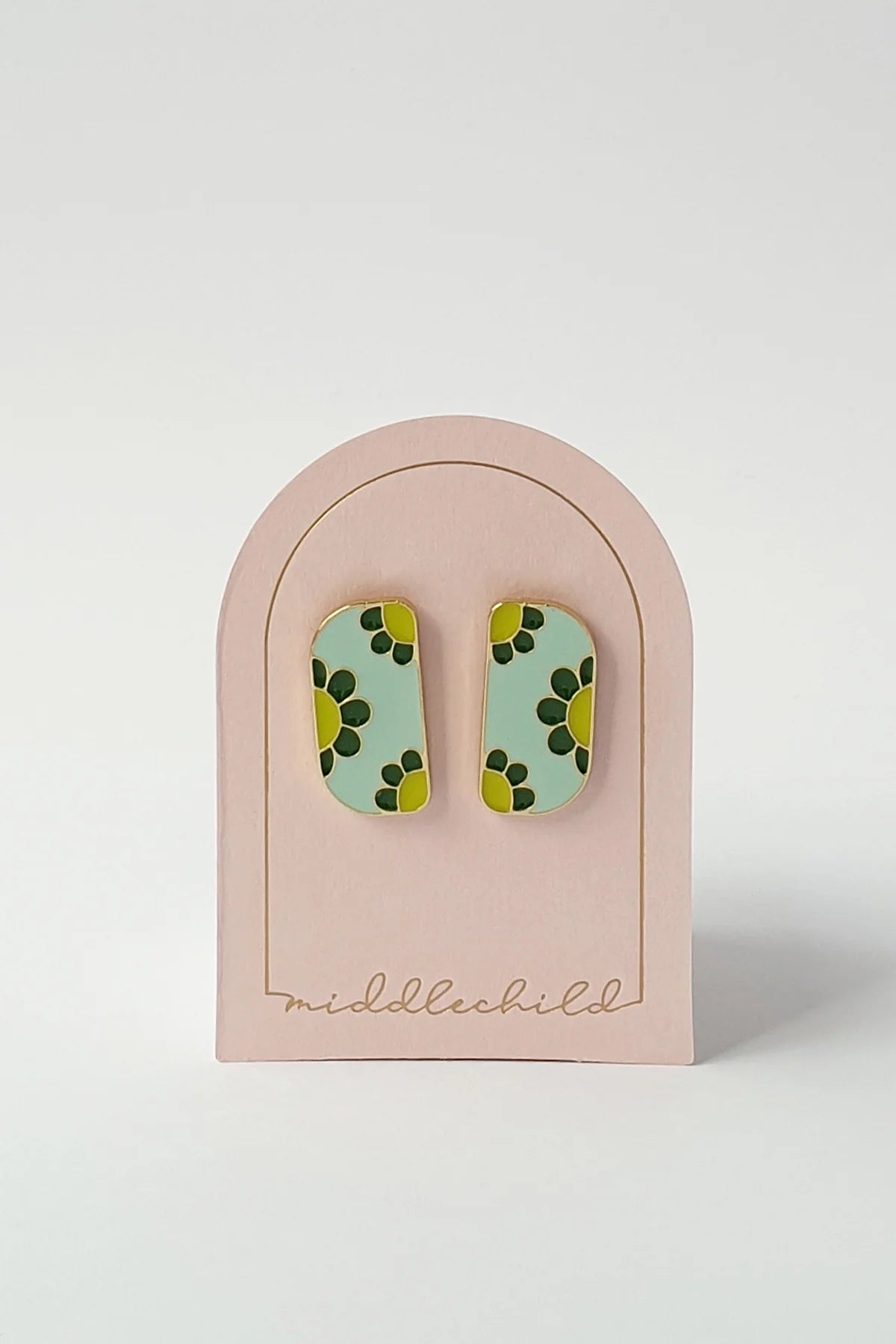 Wallflower Studs | Honeydew