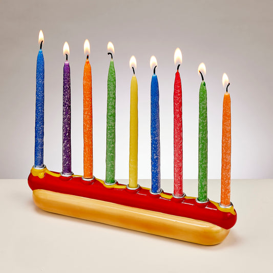Hot-Dog Menorah
