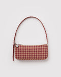 Nylon Pochette | Tan Houndstooth