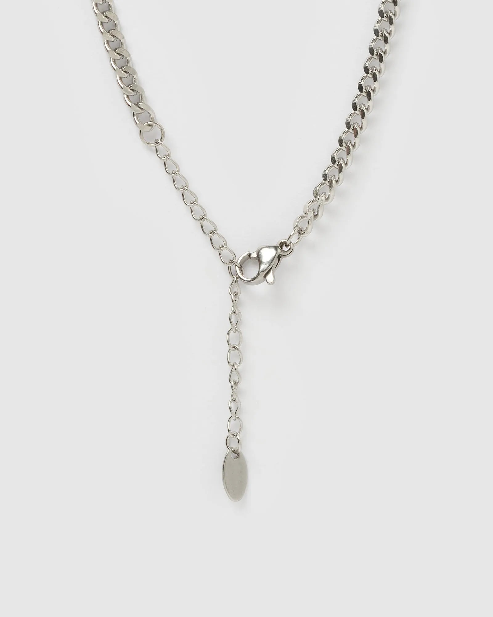 Skylar Locked Necklace | Silver