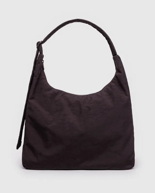 Nylon Shoulder Bag | Chocolate Plum