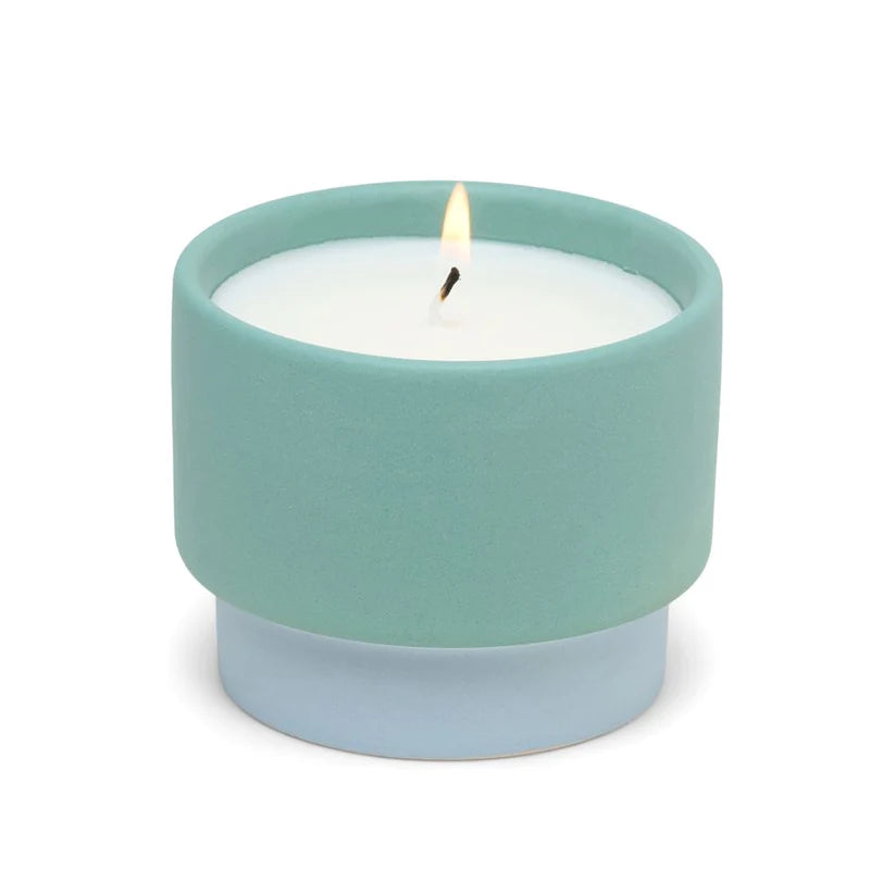 Colour Block Candle 6oz | Saltwater Suede