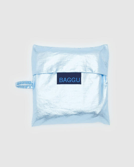 Standard Baggu | Metallic Light Blue