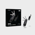 Key Organiser + Multi-Tool v2 Set | Blackout with Blue Stitching