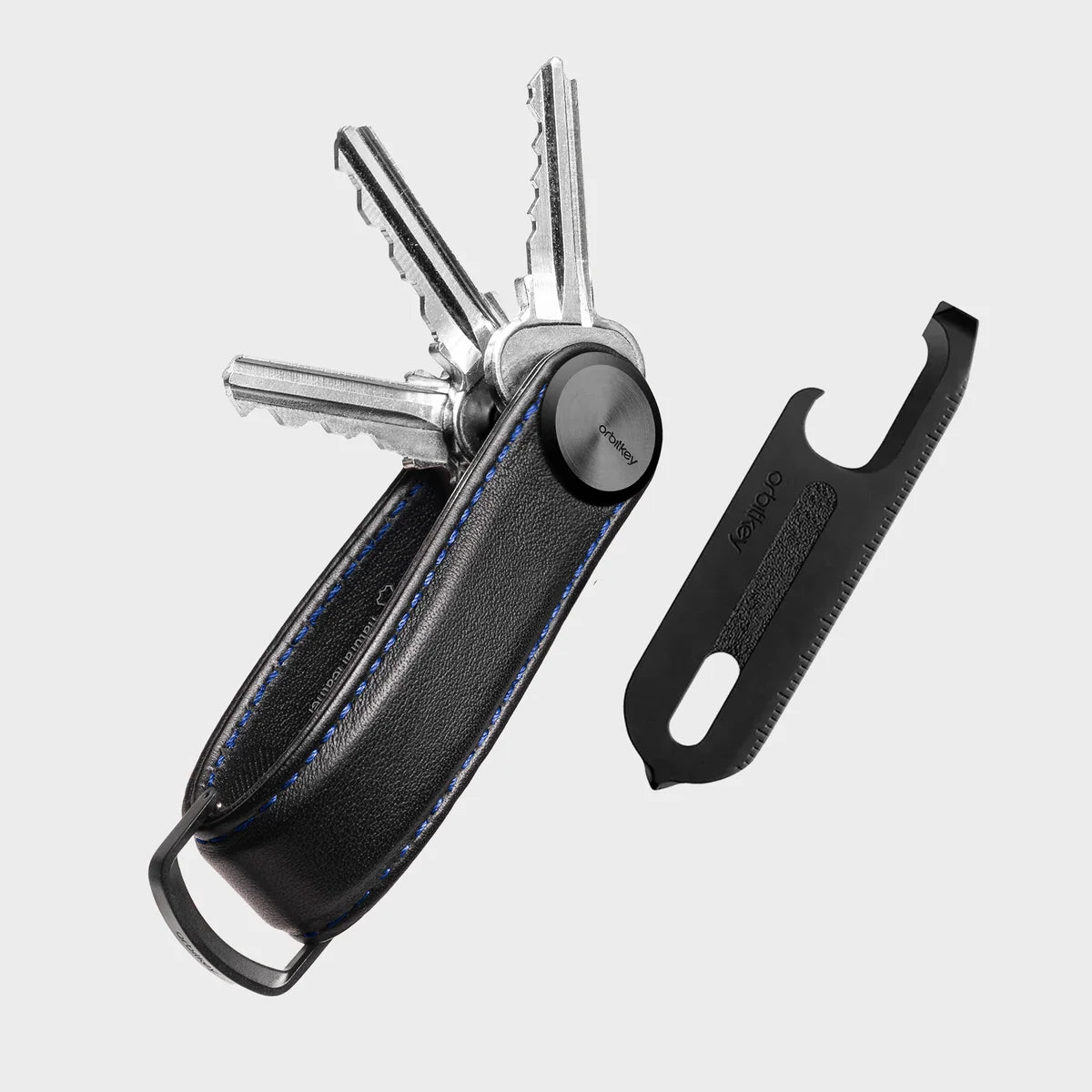 Key Organiser + Multi-Tool v2 Set | Blackout with Blue Stitching