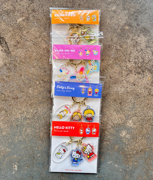 Sanrio Charm Keyring | Various Designs