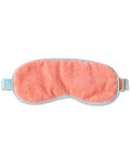 Coral Velvet Eye Mask