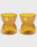 Totem Glass - Amber | Set of 2