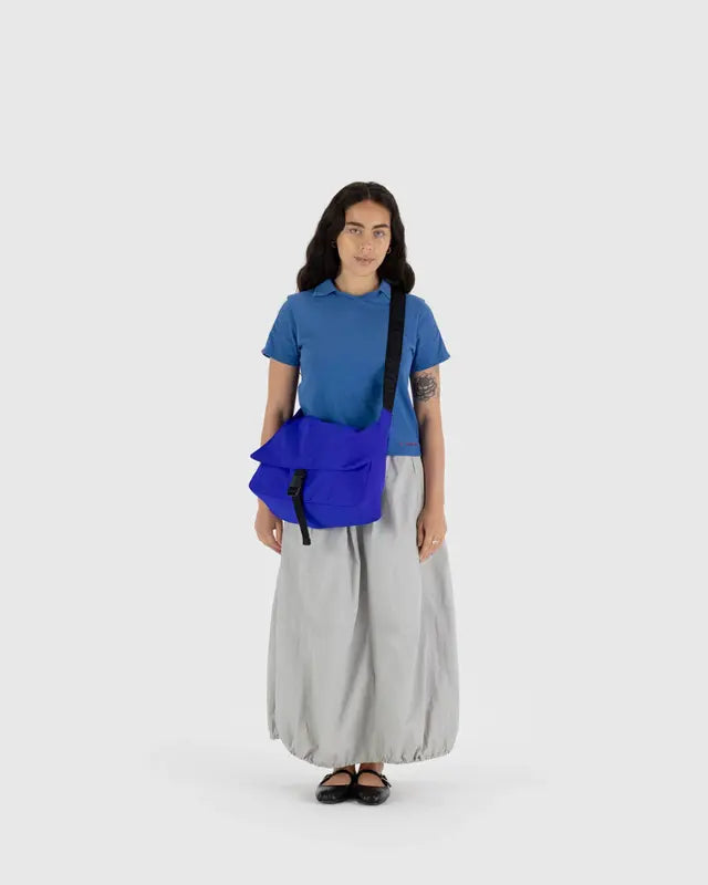 Nylon Messenger Bag | Various Colours
