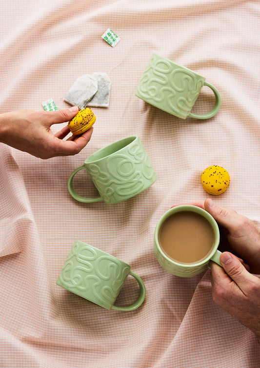 Tilde Mug Set | Lime