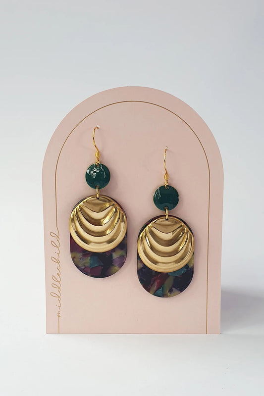 Finale Earrings | Mallard