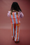 Medium Backpack Stripes | Cloud Blue + Maple Whirl