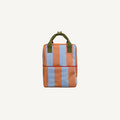 Medium Backpack Stripes | Cloud Blue + Maple Whirl