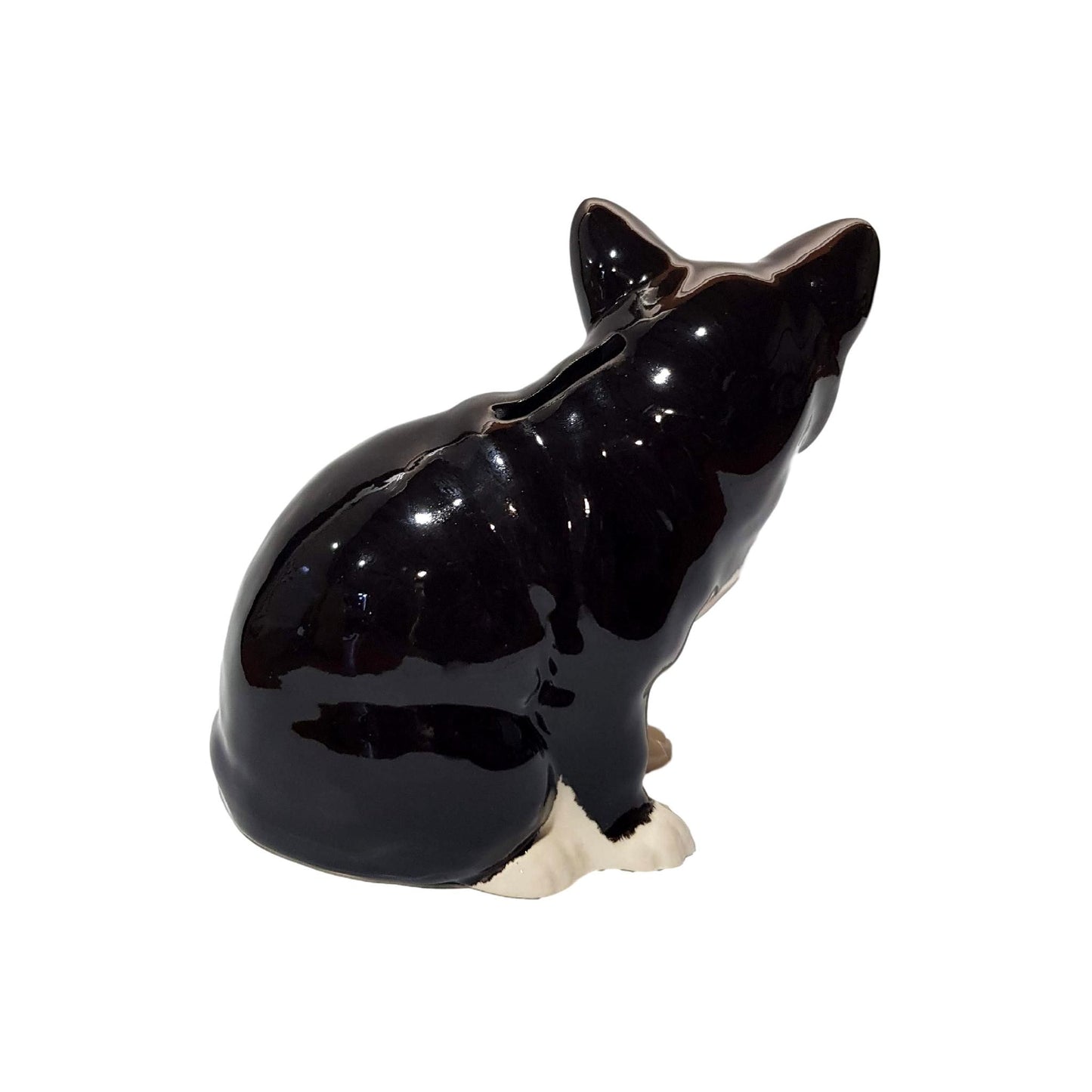Black & White Cat Money Box