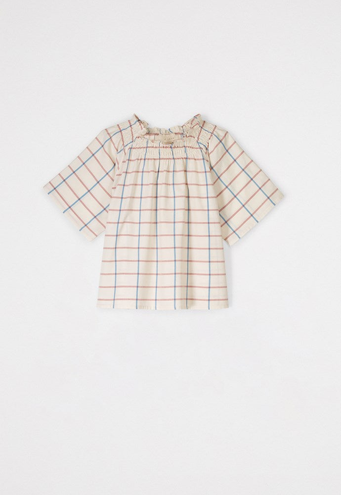 Meadows Frill Top | Cream Check