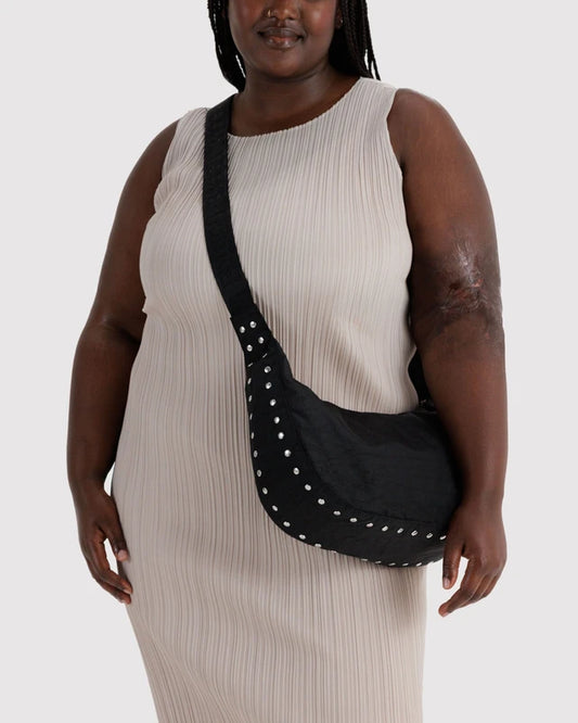 Medium Crescent Bag | Studs