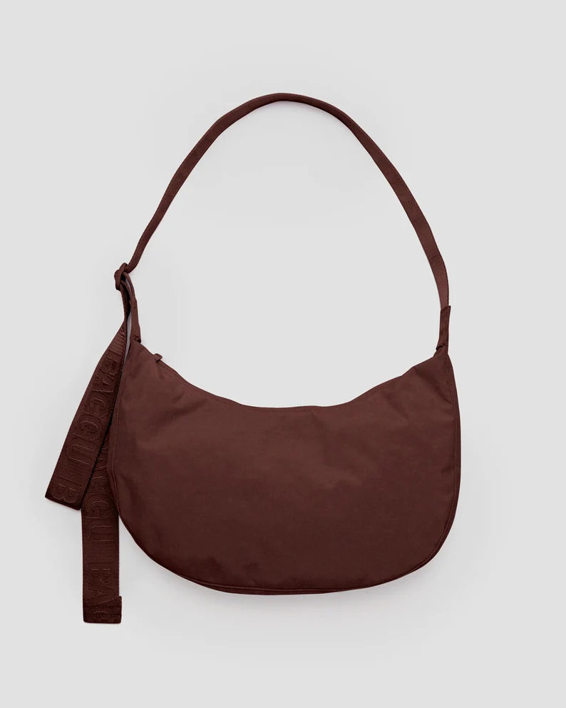 Medium Crescent Bag | Mahogany