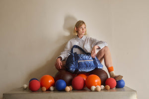 Puffy sports bag | blue