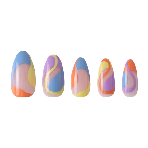 Press-On Nails | Multicolour | More colours available