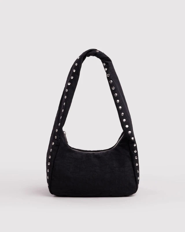 Small Nylon Meringue Bag | Studs