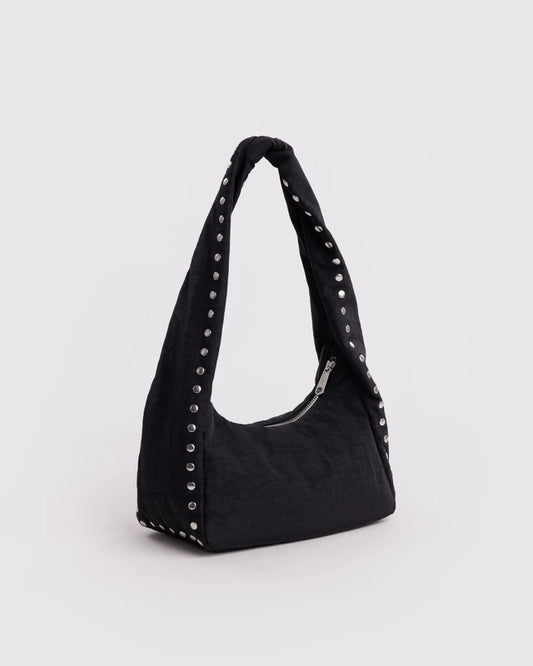 Small Nylon Meringue Bag | Studs